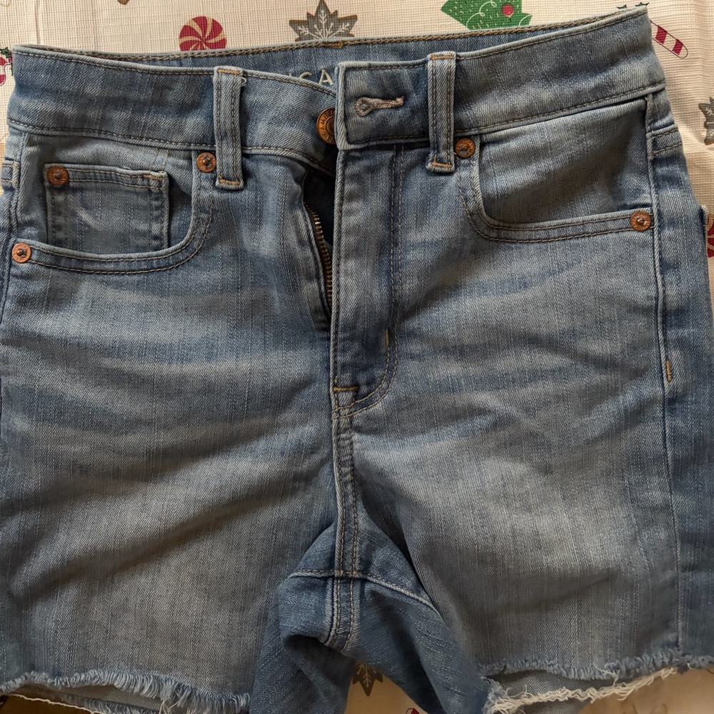 American Eagle Outfitters super high rise shortie size 0